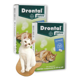 Medicamento Gatos Drontal 4kg Vermífugo 2 Caixas Pet