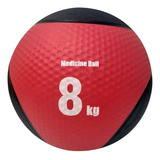 Medicine Ball De Borracha Inflável Premium 8kg Pista E Campo