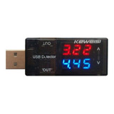 Medidor Corrente Usb Led 5v Pen Drive Computador Pc Notebook
