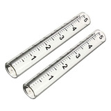 Medidor De Chuva, 2 Peças, Tubo De Substituição De Vidro Com