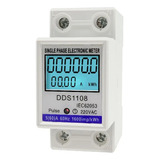 Medidor De Consumo De Energia Luz Kwh Digital 80a Watimetro
