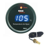 Medidor De Temperatura Da Água Digital Azul Racetronix