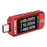 Medidor De Tensão E Corrente Usb C5 Tester 28v Tester Pd3.1