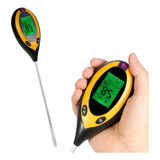 Medidor Digital 4 Em 1 Ph Solo Terra Umidade Luz Temperatura