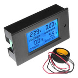 Medidor Digital Ac 80~260v Wattímetro Amperímetro Voltímetro