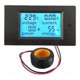 Medidor Digital Ac 80~260v Wattímetro Amperímetro Voltímetro
