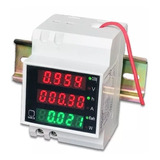 Medidor Digital Ac 80~300v Wattímetro Amperímetro Voltímetro