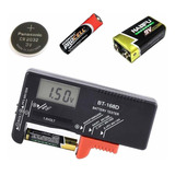 Medidor Digital Pilha Teste Bateria Aa / Aaa /9v Carga C/ Nf