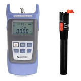 Medidor Potencia Fibra Optica Power Meter +caneta Ótica 10km