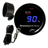 Medidor Temperatura Carro Bloco Motor Azul + Copo Simples