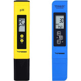 Medidor Vivosun Ph E Tds 0,5ph +2% 3 Em 1 Digital
