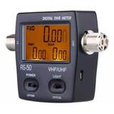 Medidor Wattimetro Roe Swr Potencia - Vhf/uhf Rs-50 Digital