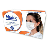 Medix Tripla Mascara Com Elástico Branco Com 50