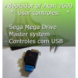 Mega Atari 2600 - Use Controle Mega Drive Master System Usb