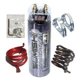 Mega Capacitor Automotivo E Solar 3.5 Farad 6.000 Rms + Kit