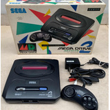 Mega Drive 2 Japonês Original Haa-2502 Va0 Na Caixa C/ Nf