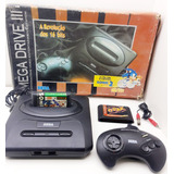 Mega Drive 3 Completo Com Caixa Original Mais Acessórios