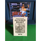 Mega Drive Altered Beast Manual Tectoy