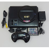 Mega Drive Japonês Com 01 Controle 3 Botões Original, Fonte Original, Cabo Original + Jogo Basketball