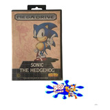 Mega Drive Jogo Original Completa Sonic 1 Na Caixa Tectoy 