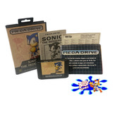 Mega Drive Jogo Tectoy Sonic The Hedgehog Completa 