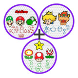 Mega Kit Super Mario Personagem Logo