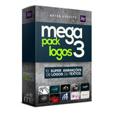 Mega Pack Logos 3 - 10 Vinhetas Animadas - After Effects
