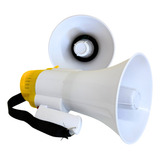 Megafone De Mão Portátil Alto Com Sirene Musical E Gravador
