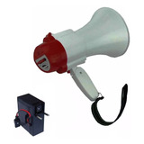 Megafone Portátil Com Sirene Musical E Gravador