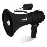 Megafone Portátil Pyle Com Sirene E Microfone Removível