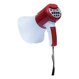 Megafone Portatil Recarregavel Com Sirene Gravador E Musica
