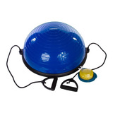 Meia Bola Suiça Com Bomba Alças Pilates Yoga Step Yangfit
