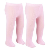 Meia Calça Algodão Bebê Infantil 0 A 12 Meses Kit 2 Pares