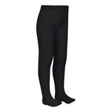Meia Calça Fio 80 Infantil Preta Ou Branca Lisa Mlb