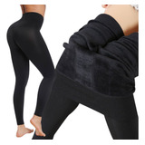 Meia Calça Legging Lã Felpudo Térmica Feminina S/pé Inverno