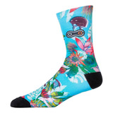 Meia De Ciclismo Marcio May Funny Blue Feeling