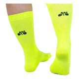 Meia De Ciclismo Mynd Amarelo Neon Bike Mtb Speed Trilha 