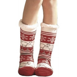 Meia Feminina Térmica Lã Antiderrapante Neve Kit 3 Pares 