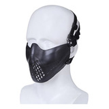 Meia Máscara Facial Tática Proteção Facial Militar, Airsoft