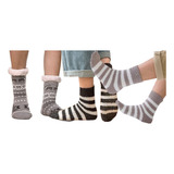 Meia Pantufa Antiderrapante + 2 Pares De Meias Soft: Masc