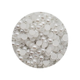 Meia Pérola Abs 8mm Sem Furo 500 Unidades Atacado Qualidade