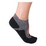 Meia Sapatilha Pilates Antiderrapante Lupo 3286-002 Cinza