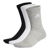 Meia adidas Cushioned Crew Cano Alto 3 Pares