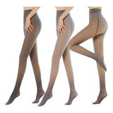 Meia-calça De Lã Quente Translúcida De 2 Peças 40-70kg