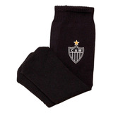Meião Infantil Atlético Mg Preto Campo Oficial