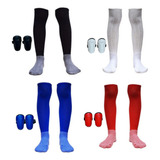 Meião Infantil + Caneleira Infantil Kit Top Envio Full Cores