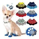 Meias Pet Antiderrapante Para Cachorro Gatos Tamanhos P M G