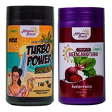 Melanina Bronze 1 Turbo Pele Clara + 1 Betacaroteno Creme