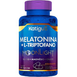 Melatonina + Triptofano 500mg - 60 Cápsulas - Katiguá Sabor Natural