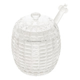 Meleira De Cristal 210ml Tress C Pegador Tampa Lyor Pote Mel